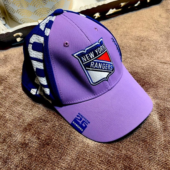 Reebok Accessories - Reebok New York Rangers Hat - Limited Edition Purple & Bright Blue Cap